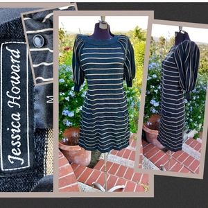 Jessica Howard Puff Sleeve Dress